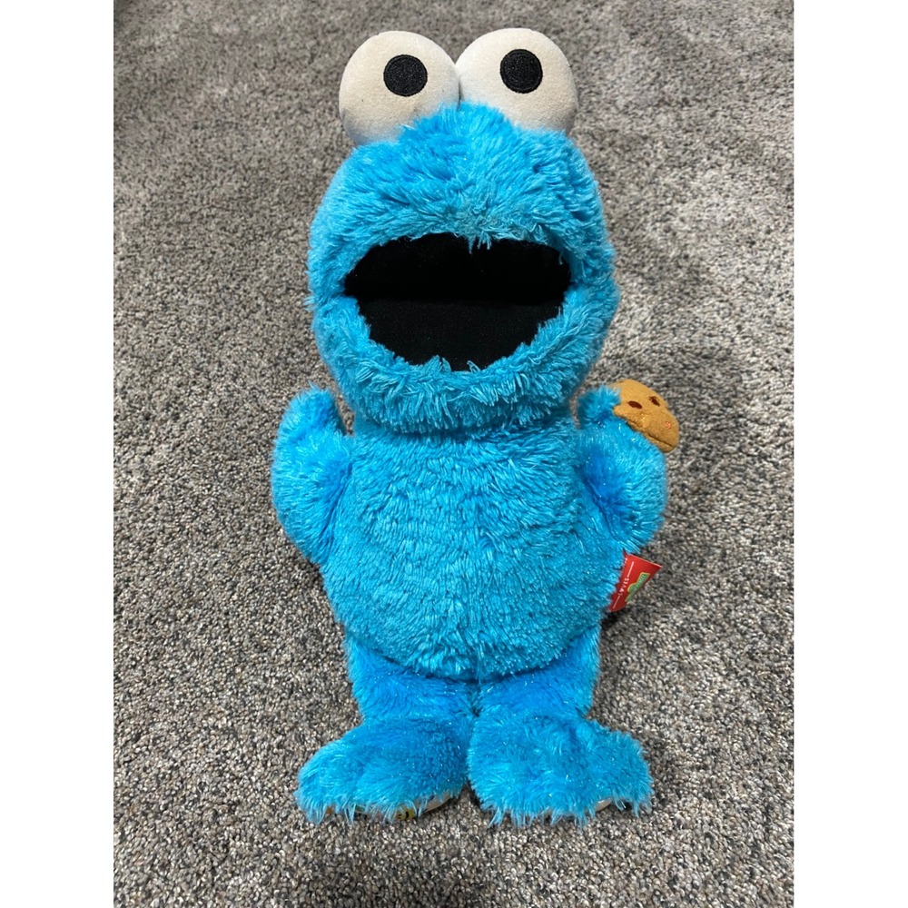 Isaac Mizrahi Loves Sesame Street Cookie Monster Plush Blue Sparkle 2019